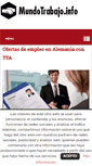 Mobile Screenshot of mundotrabajo.info