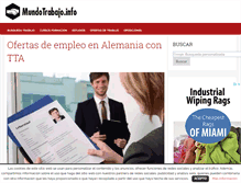 Tablet Screenshot of mundotrabajo.info